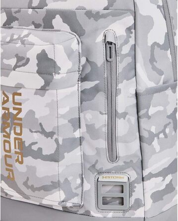 Under Armour Unisex Halftime Backpack Backpacks (White (100)/Metallic Gold)