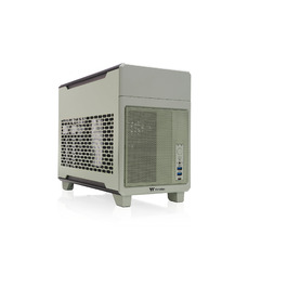 Корпус Thermaltake TR100 Matcha Green Mini-ITX SFF: 18.4L, Dual-Chamber, PCIe 4.0, підтримка AIO 280mm, тихий Airflow