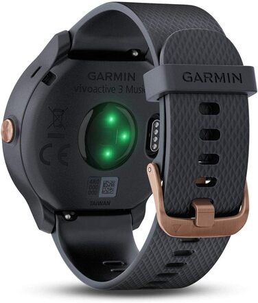 Розумний годинник Garmin vívoactive 3 Music з GPS, музичним програвачем та Garmin Pay (блакитний)