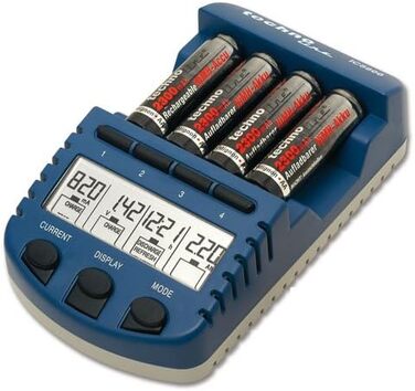 Зарядний пристрій Technoline BC 1000 Set, блакитний