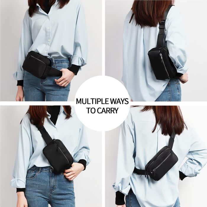 Поясна сумка TYNAT T201 сірого кольору, ультралегка, для туризму та спорту (чоловіча/жіноча)