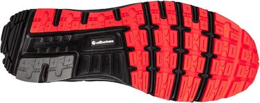 Черевики робочі Albatros Lift Impulse S1P ESD з фібергласовою захисною капою, антипроколююча підошва, антиковзка, термостійкі, чоловічі (44 EU, чорний/червоний)