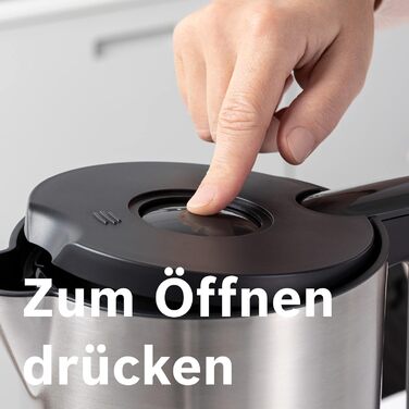 Bosch Kettle Styline TWK8614P, automatic shut-off, overheat protection, temperature selection, keep-warm function, 1.5 L, 2400 W, red