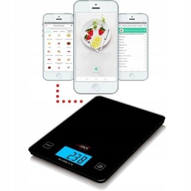 Кухонні ваги TECH-MED HW-FIT021, чорні, до 5 кг