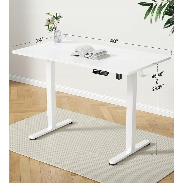 Регульований по висоті стіл ErGear, 120 x 60 см