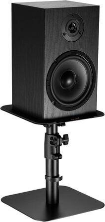 Підставка для колонок mywall HS31L: 2 шт., чорний колір, настільна, кут нахилу +/-15°, вантажопідйомність до 15 кг