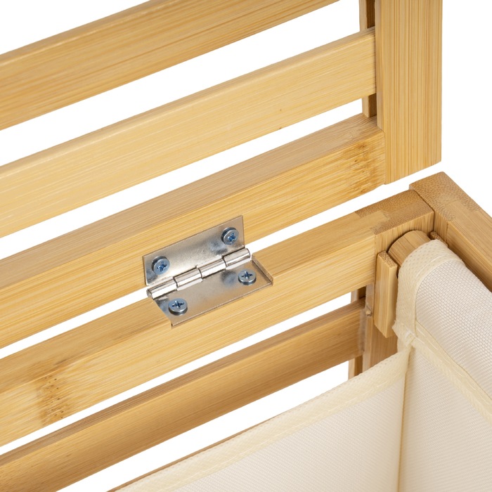 Вільнастійкий кошик для білизни Gockowiak 90л, коричневий