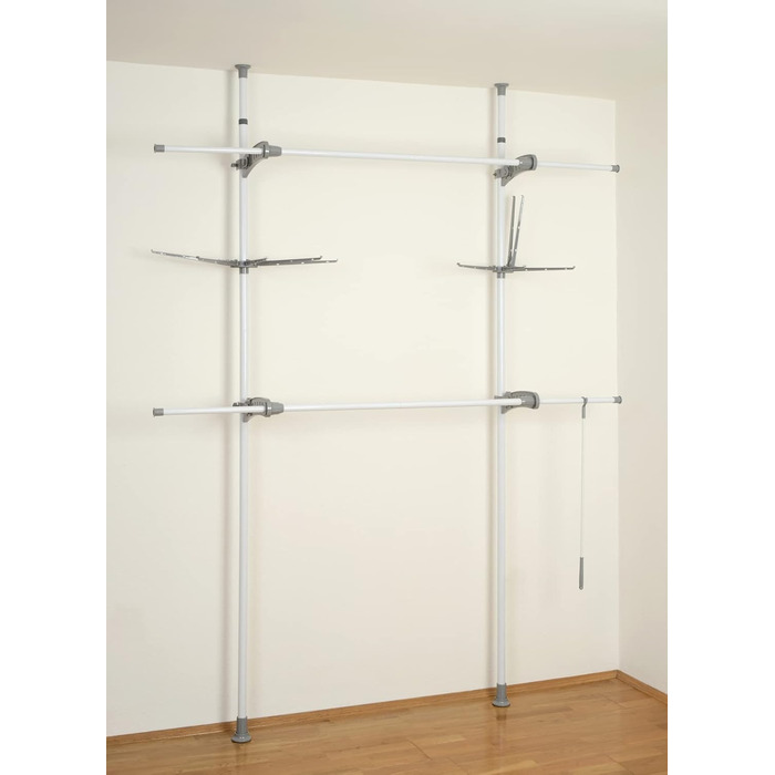 WENKO Telescopic System Hercules Flex, adjustable organization system, wardrobe system