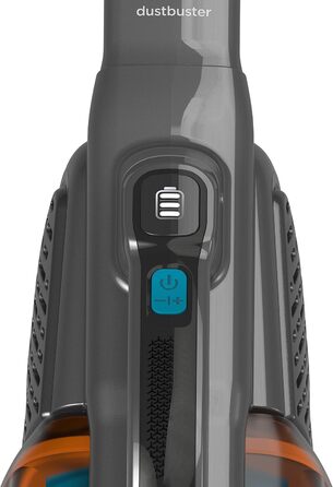 Акумуляторний пилосос ручний BLACK+DECKER BHHV315J Lithium Dustbuster 12V, 20AW, циклонна система, безмішковий, титаново-синій