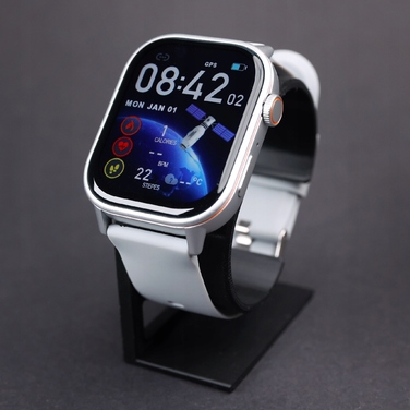 Жіночий смартгодинник JG Smart QX17 з GPS, сріблястий