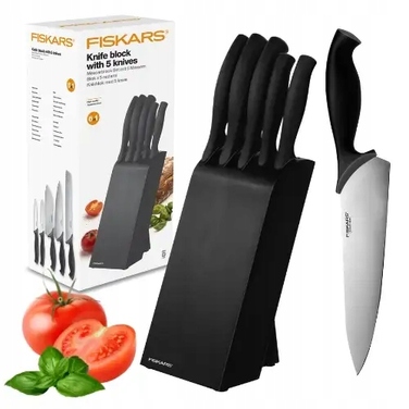 Набір ножів у підставці Fiskars Control, 5 предметів