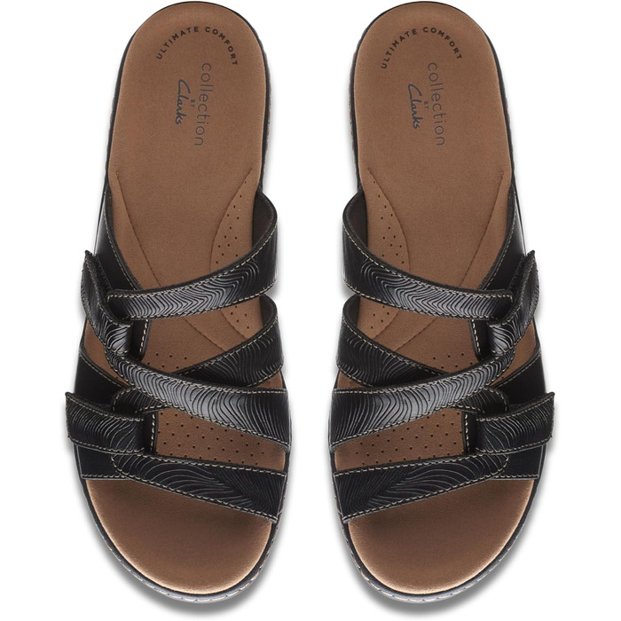 Босоніжки Clarks Merliah Karli Keilsandale жіночі, чорні, 39.5 EU