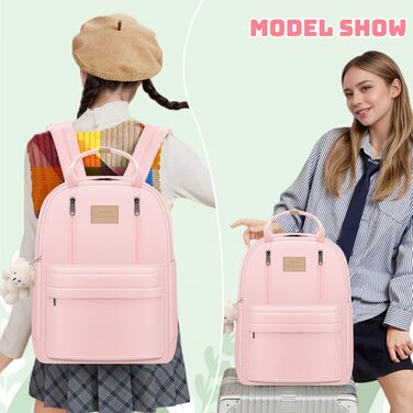 GAXOS Сумка-рюкзак для школи: стильний рюкзак-сумка для жінок та дівчат, білий, у корейському стилі