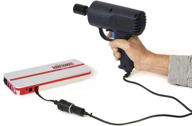 Портативний пусковий пристрій Dino KRAFTPAKET 12V-600A: для авто, мотоциклів та човнів. Підтримка різних типів акумуляторів (свинцево-кислотні, GEL, EFB, AGM). Ємність 66.6Wh, 18000mAh.