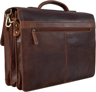 Сумка для ноутбука Leabags Leder Aktentasche чоловіча шкіряна до 15