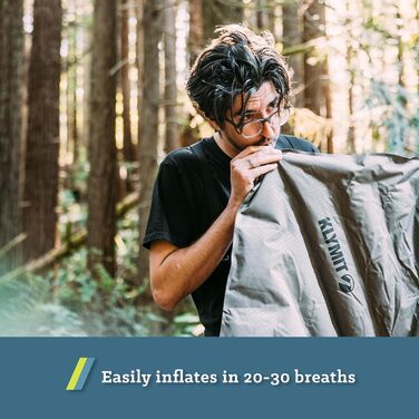 Кимок для кемпінгу Klymit Static V Luxe Extra Wide 76.2 см - для рюкзаків, кемпінгу та хайкінгу (198 x 76.2 x 7.6 см)