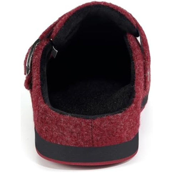 Тапочки халатні з фетру Gaatpot, зимові, теплі, для дому, чоловічі/жіночі, розмір 36-46 (43 EU), червоний A