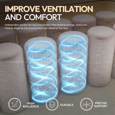 Ігровий крісло Dowinx з масажем та підігрівом, дихаюча спинка, регульована підставка для ніг, підтримка спини та шиї, чорно-білий