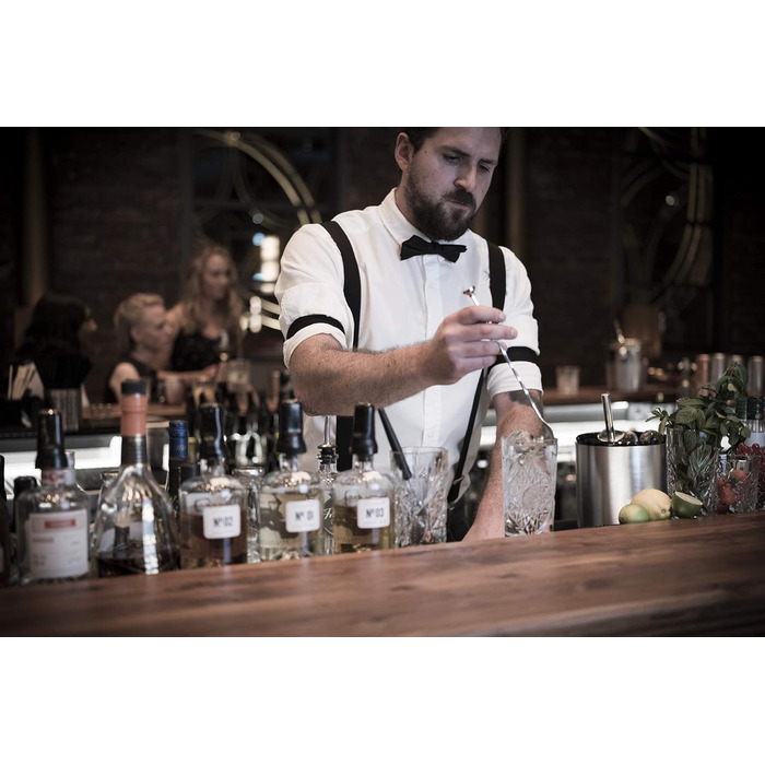 Gin-Tonic Premium Set, Bar Equipment, shiny stainless steel look, food-safe, dishwasher-safe, Long Drink Set