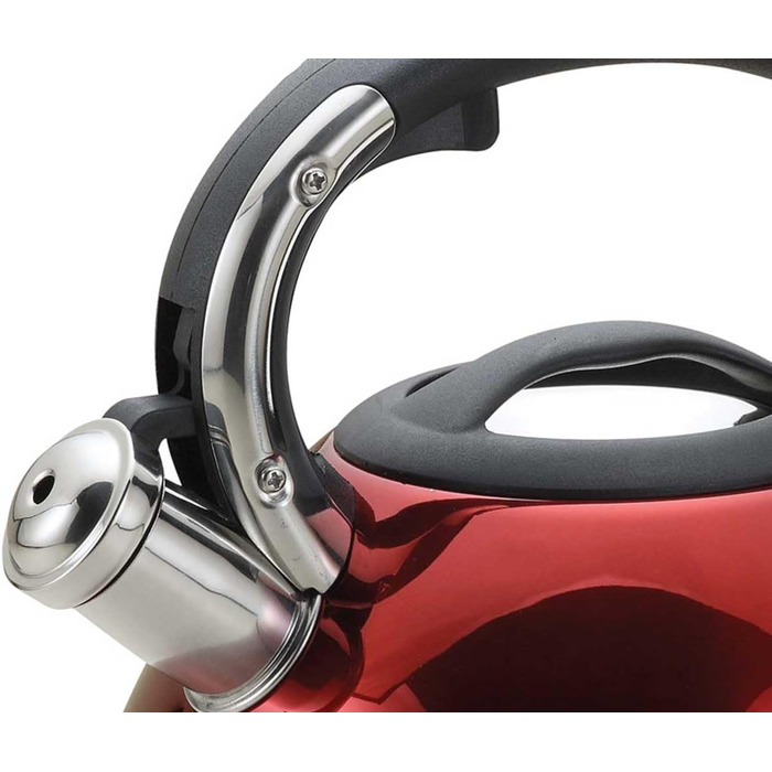 Чайник King Hoff з нержавіючої сталі та бронзи, 3.4 л, KH-1213 (червоний)