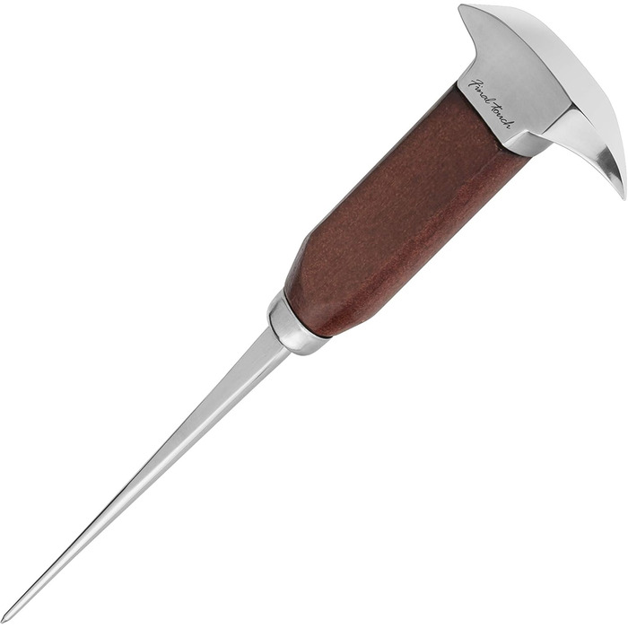 Final Touch Ice Pick - Japanese Style Stainless Steel Ice Pick with Wooden Handle - 13 cm