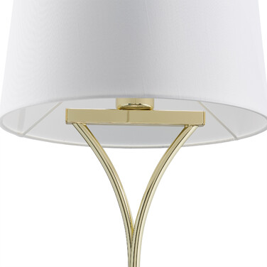 Relaxdays Vintage Table Lamp with Fabric Shade