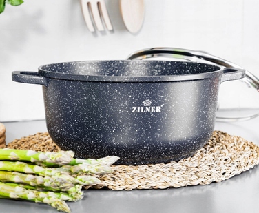 Набір алюмінієвих каструль Zilner Premium, 8 предметів