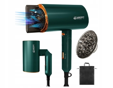 Складаний іонний фен для волосся GRT PRO 2200 Вт