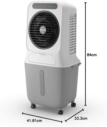 Olimpia Splendid Peler Tower - Турбовентилятор з охолодженням, білий, 65 Вт, 300 м³/год, 25 л