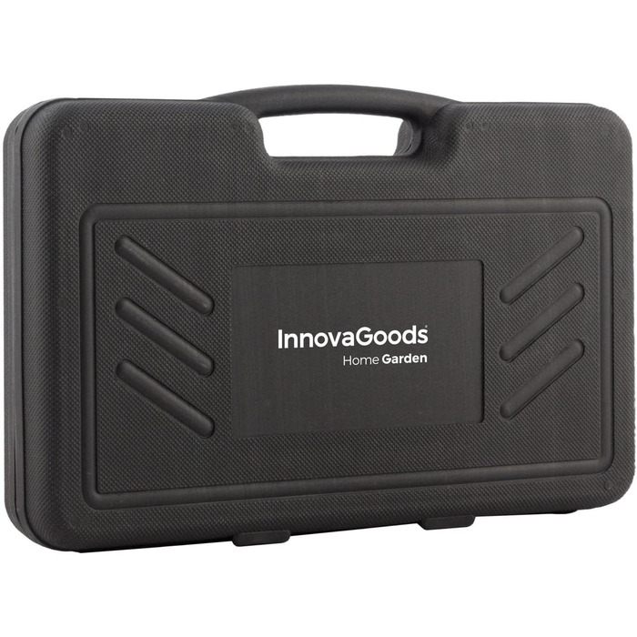 Набір гриля InnovaGoods 12 предметів: інструменти з нержавіючої сталі, термостійкі ручки, сумка для зберігання та транспортування, придатний для миття в посудомийній машині