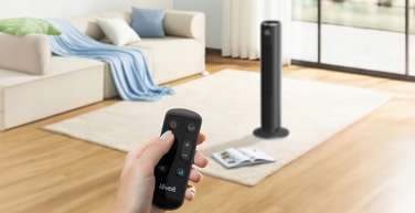 Колонний вентилятор Levoit TempSense 36 DC, чорний