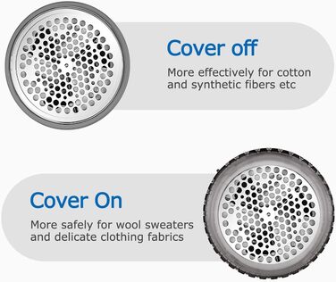 Електричний видальник ворсу Beautural - бездротовий, 3 рівня висоти, 2 швидкості, для різних тканин, сірий
