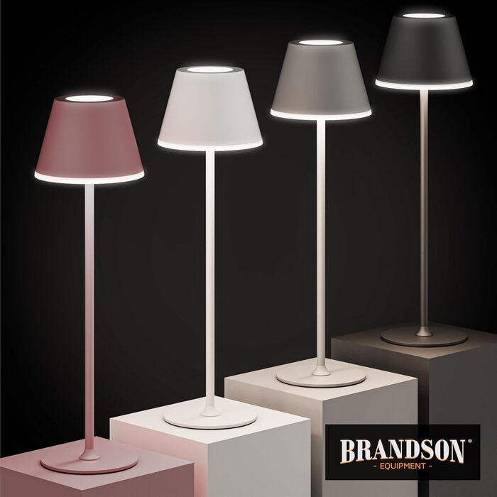 LED настільна лампа CSL з акумулятором - бездротова, сенсорна, диммування, 3 кольори світла, метал, великий акумулятор, для дому та вулиці