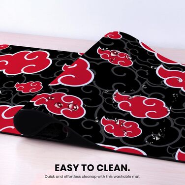 Килимок для миші та клавіатури Head Case Designs Naruto Shippuden Akatsuki 95x40 см - XL ігровий килимок