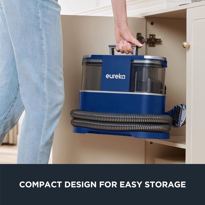 Портативний пилосос для чищення килимів та м'яких меблів EUREKA NEY100, видалення плям від тварин, 1.4 л резервуар для води