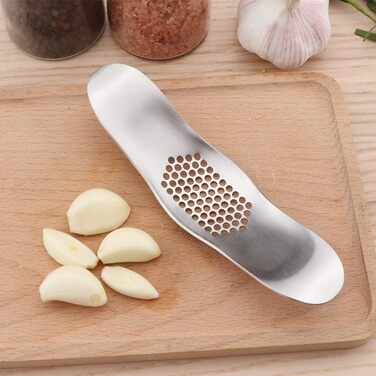 Прес для часнику THETAG, нержавіюча сталь, прес для часнику, млин для часнику