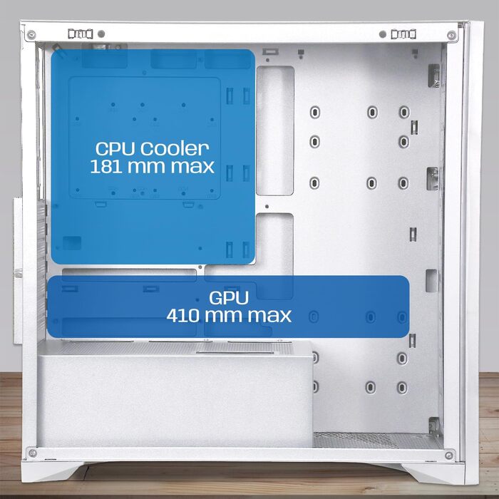 Корпус ПК NEWWAY NW1 з дерева, Mid-Tower, ATX/Micro-ATX/ITX, USB Type-C, 3 x 140 мм PWM вентилятори, скляна бічна панель