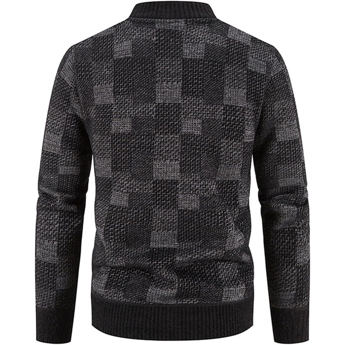 Чоловіча флісова куртка з кишенями, кардиган на блискавці, светр-куртка без капюшона, тепла зимова куртка, сірий колір