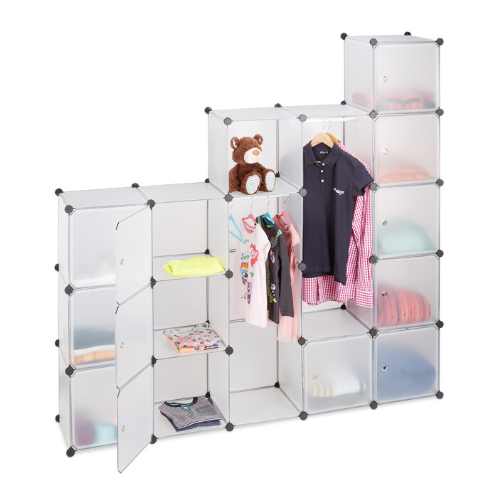 Relaxdays 14-Compartment Modular Closet Organizer