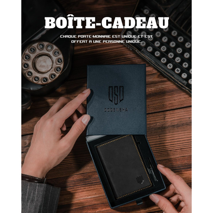 Портмоне чоловіче DODENSHA MagSnap Slim з відділенням для монет, RFID захистом, на 10+ карт, чорно-червоне (чорно-жовте)