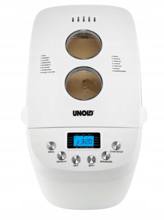 Хлібопічка Unold 68520, біла, 850 Вт
