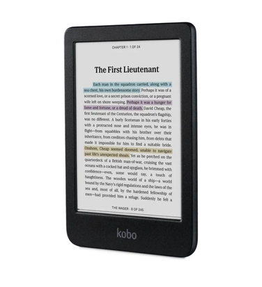Електронна книга Kobo Clara Colour, чорна (N367KUBKKCK)