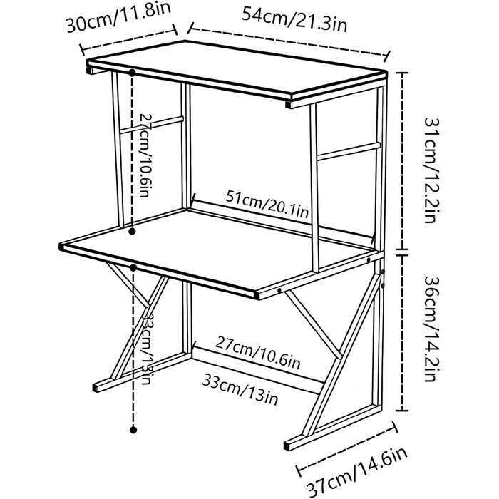 Кухонна полиця для мікрохвильовки та тостера, 3 яруси, дуб. Організатор для кухні, економія місця