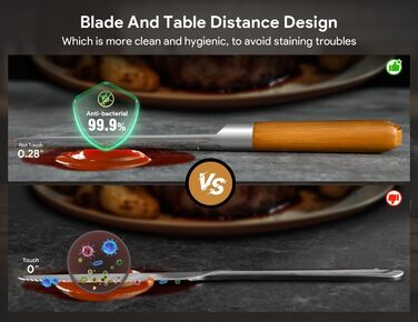 Набір кухонних ножів 15 предметів з дерев'яним блоком, сталь Damast, магнітний тримач, ножі для стейку - ідеальний подарунок