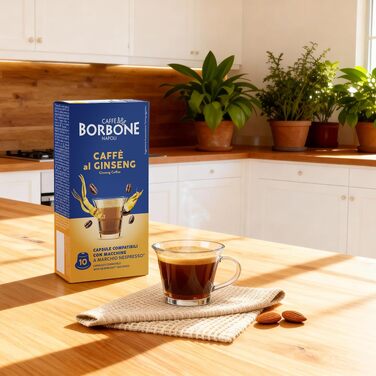 Кава в капсулах Caffè Borbone Respresso Ginseng, сумісні з Nespresso, 100 шт