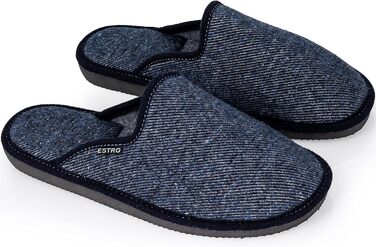 Чоловічі халати ESTRO F17 Jeans 43 EU з антиковзкою підошвою Memory Foam