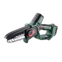 Акумуляторна сукова пила Metabo MS 18 LTX 15, 18В, шина 15 см, для обрізки дерев (без АКБ та зарядного пристрою), CAS сумісна