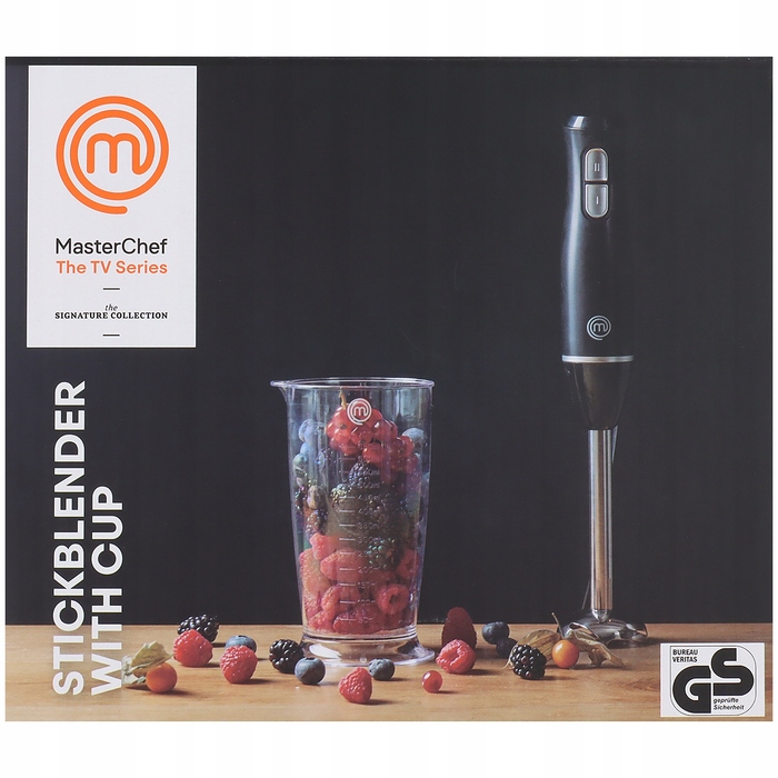 Ручний блендер MasterChef 525493, 200 Вт, чорний