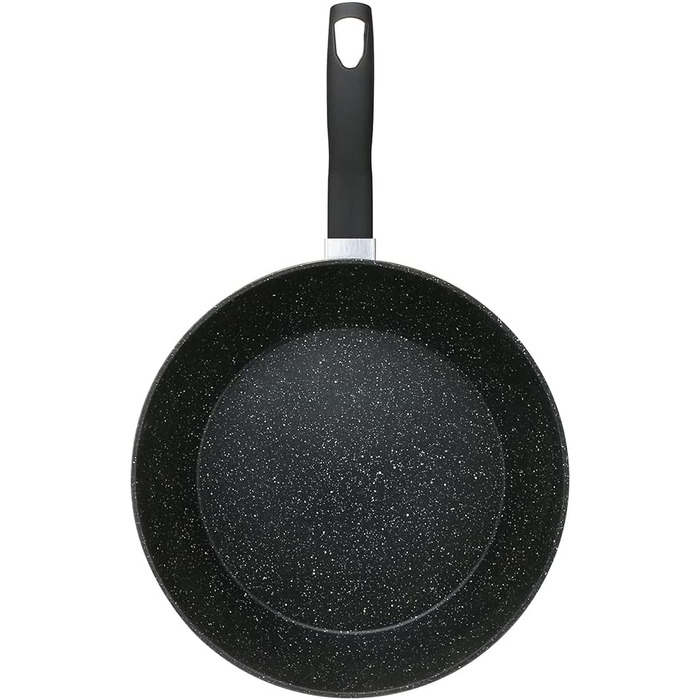 Набір сковорідок 3er – 20см, 24см, 28см – антипригарне покриття, сковорода для смаження – індукційне дно & PFOA-free – чорний гранітний дизайн