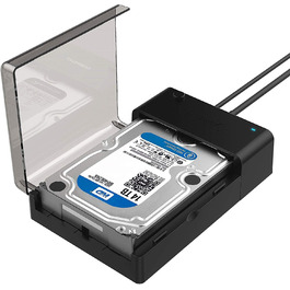 Док-станція для HDD/SSD SATA 2.5'/3.5' Sabrent – USB 3.0, 5Gbps, зовнішній корпус